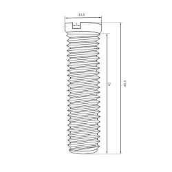 Śruba montażu kielicha 3,5"