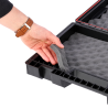 Set de 4 --------- valises à outils avec poignée, boîte pour outils électriques set modulaire H 62,5 cm, garage atelier PRO